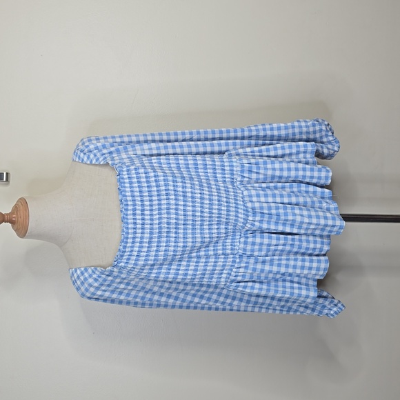 torrid Tops - Torrid Smocked Bodice Long Sleeve Crop Blouse 2XL